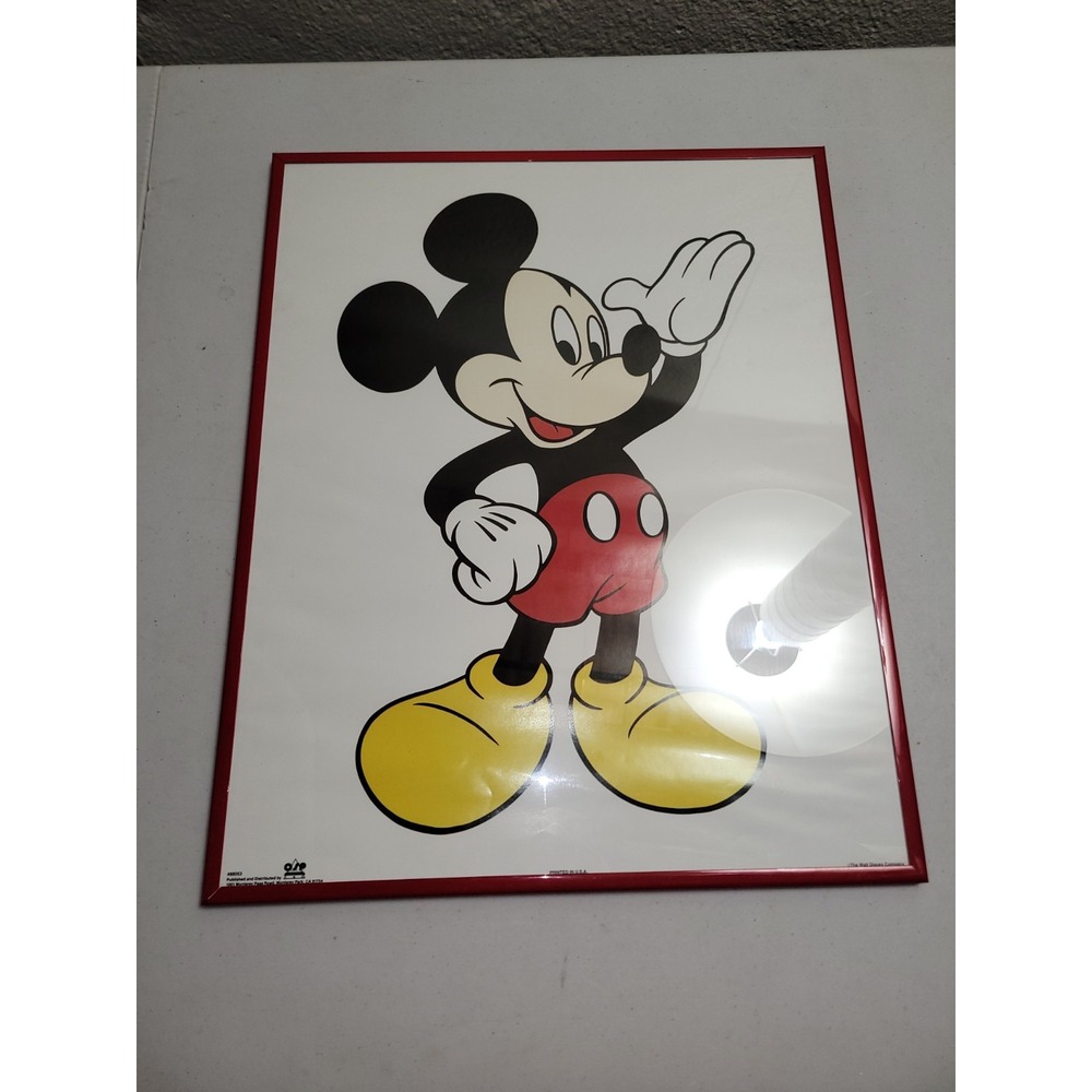 Vintage‎ Mickey Mouse Poster OSP 20x16 Framed